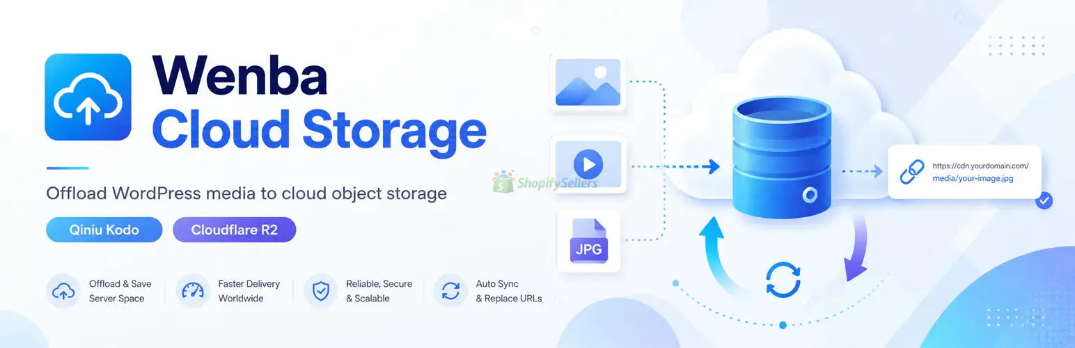 Wenba Cloud Storage – WordPress 云存储插件-Shopify卖家论坛